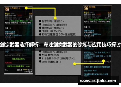 剑宗武器选择解析：专注剑类武器的修炼与应用技巧探讨